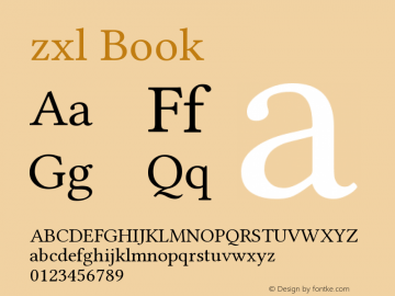 zxl Book Version 5.1.2图片样张