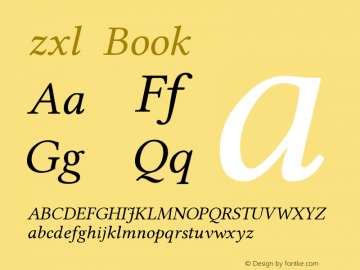 zxl Book Version 5.1.1图片样张