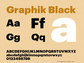 Graphik Black Version 1.1, 2009图片样张