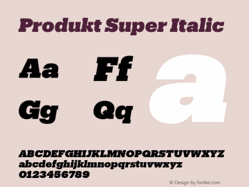 Produkt Super Italic Version 1.1 2015图片样张