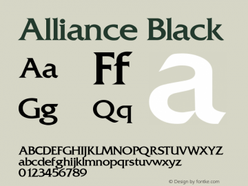Alliance Black Rev. 003.000图片样张