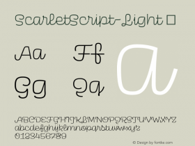 ScarletScript-Light ☞ Version 1.020;PS 1.20;hotconv 1.0.88;makeotf.lib2.5.647800;com.myfonts.easy.type-department.scarlet.script-light.wfkit2.version.4zKg Font Sample