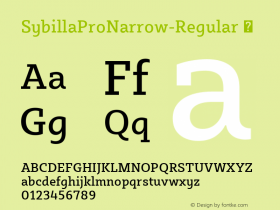 SybillaProNarrow-Regular ☞ Version 3.700;com.myfonts.easy.karandash.sybilla-pro.narrow-regular.wfkit2.version.4zkU图片样张