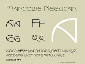 Marlowe Regular Rev. 003.000 Font Sample