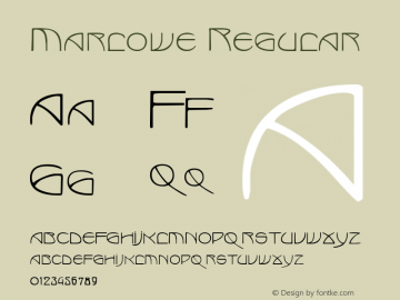 Marlowe Regular Rev. 003.000图片样张