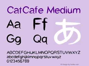 CatCafe Medium Version 001.000图片样张
