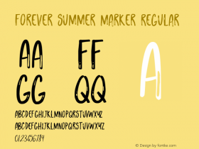 Forever Summer Marker Regular Version 1.00 July 22, 2016, initial release图片样张