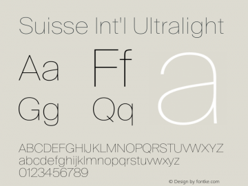 Suisse Int'l Ultralight Version 2.100图片样张