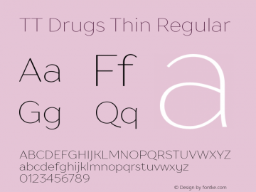 TT Drugs Thin Regular Version 1.000图片样张