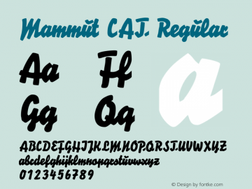 Mammut CAT Regular Version 1.000图片样张