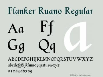 Flanker Ruano Regular Version 1.010图片样张