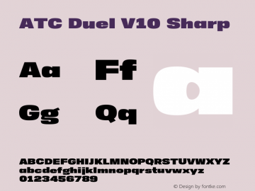 ATC Duel V10 Sharp Version 1.100; 2016图片样张