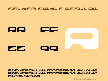 Golden Girdle Regular Version 4.002 Font Sample