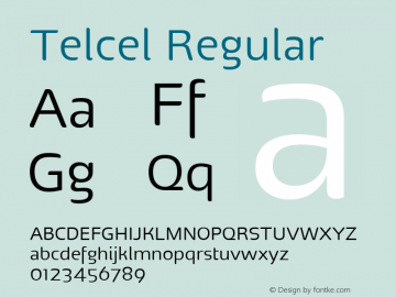 Telcel Regular Version 1.00 2011图片样张