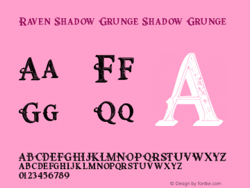 Raven Shadow Grunge Shadow Grunge Version 1.000图片样张