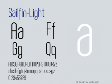 Sailfin-Light ☞ Version 1.000 2011 initial release;com.myfonts.activesphere.sailfin.light.wfkit2.3DS2图片样张