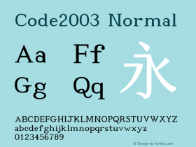 Code2003 Normal Version 1.171图片样张