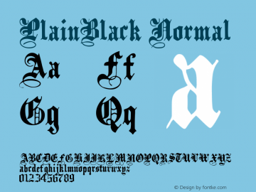 PlainBlack Normal 1.000图片样张