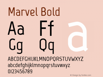 Marvel Bold Version 1.001图片样张