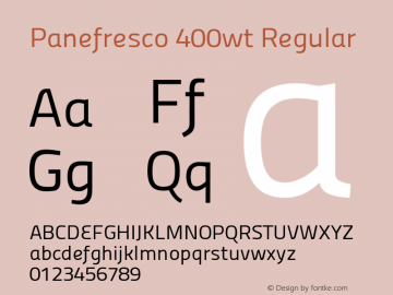 Panefresco 400wt Regular Version 1.002图片样张