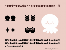 LaMonaProDingbatKawaii ☞ Version 1.000;PS 001.000;hotconv 1.0.70;makeotf.lib2.5.58329 DEVELOPMENT;com.myfonts.easy.rodrigotypo.la-mona-pro.dingbat-kawaii.wfkit2.version.4y6B Font Sample