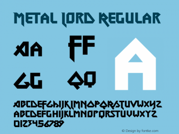 Metal Lord Regular Version 3.000 2005图片样张
