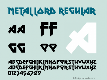 Metal Lord Regular Version 5.000图片样张