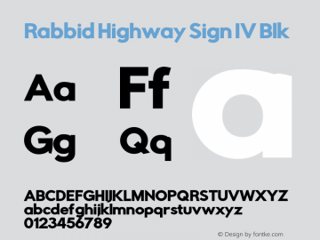 Rabbid Highway Sign IV Blk Version 0.277图片样张