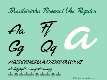 Brasileirinha Personal Use Regular Version 001.001图片样张