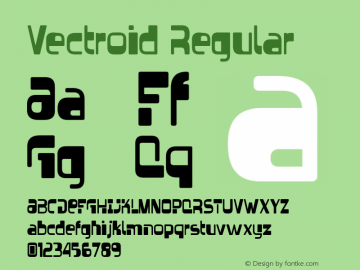 Vectroid Regular OTF 3.000;PS 001.001;Core 1.0.29图片样张