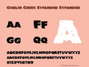 Goblin Creek Expanded Expanded Version 1.0; 2015图片样张