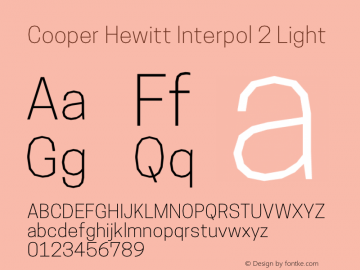 Cooper Hewitt Interpol 2 Light 1.000图片样张