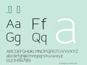 .  Version 1.001 2015 Bogotá Font Sample