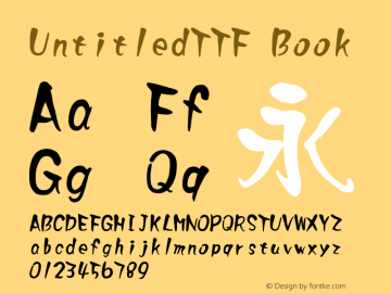 UntitledTTF Book Version 1.0图片样张