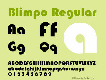 Blimpo Regular Weatherly Systems, Inc.  6/5/95图片样张