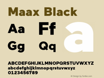 Maax Black Version 1.000图片样张