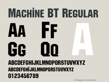 Machine BT Regular mfgpctt-v1.58 Thursday, March 4, 1993 1:10:15 pm (EST)图片样张