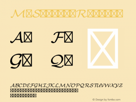 MnSymbol Regular Version 1.001;PS 1.001;hotconv 1.0.49;makeotf.lib2.0.14853 Font Sample
