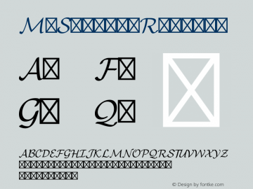 MnSymbol Regular Version 1.001;PS 1.001;hotconv 1.0.49;makeotf.lib2.0.14853图片样张