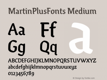 MartinPlusFonts Medium Copyright (c) Martin Wenzel 2010-2015, MartinPlusFonts.com. All rights reserved. 			This is a webfont and may not be downloaded or installed on a computer for any other use other than the display within a browser.			This font was ma