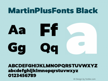 MartinPlusFonts Black Copyright (c) Martin Wenzel 2010-2015, MartinPlusFonts.com. All rights reserved. 			This is a webfont and may not be downloaded or installed on a computer for any other use other than the display within a browser.			This font was mad