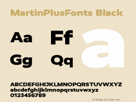 MartinPlusFonts Black Copyright (c) Martin Wenzel 2010-2015, MartinPlusFonts.com. All rights reserved. 			This is a webfont and may not be downloaded or installed on a computer for any other use other than the display within a browser.			This font was mad