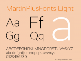 MartinPlusFonts Light Copyright (c) Martin Wenzel 2010-2015, MartinPlusFonts.com. All rights reserved. 			This is a webfont and may not be downloaded or installed on a computer for any other use other than the display within a browser.			This font was mad
