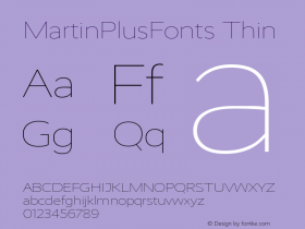 MartinPlusFonts Thin Copyright (c) Martin Wenzel 2010-2015, MartinPlusFonts.com. All rights reserved. 			This is a webfont and may not be downloaded or installed on a computer for any other use other than the display within a browser.			This font was made