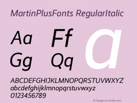 MartinPlusFonts RegularItalic Copyright (c) Martin Wenzel 2010-2015, MartinPlusFonts.com. All rights reserved. 			This is a webfont and may not be downloaded or installed on a computer for any other use other than the display within a browser.			This font