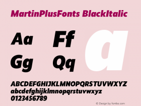 MartinPlusFonts BlackItalic Copyright (c) Martin Wenzel 2010-2015, MartinPlusFonts.com. All rights reserved. 			This is a webfont and may not be downloaded or installed on a computer for any other use other than the display within a browser.			This font w