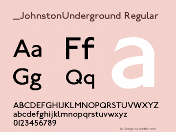 _JohnstonUnderground Regular Version 1.0 Extracted by ASV http://www.buraks.com/asv图片样张