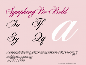 SymphonyPro-Bold ☞ Version 1.000;PS 1.10;hotconv 1.0.38;com.myfonts.easy.profonts.symphony-pro.bold.wfkit2.version.2XW4 Font Sample