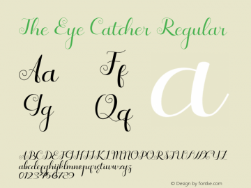 The Eye Catcher Regular Version 1.000图片样张