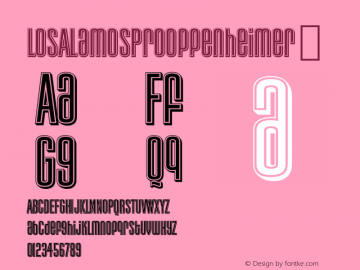 LosAlamosProOppenheimer ☞ Version 1.000;com.myfonts.redrooster.los-alamos.oppenheimer.wfkit2.31Gq Font Sample